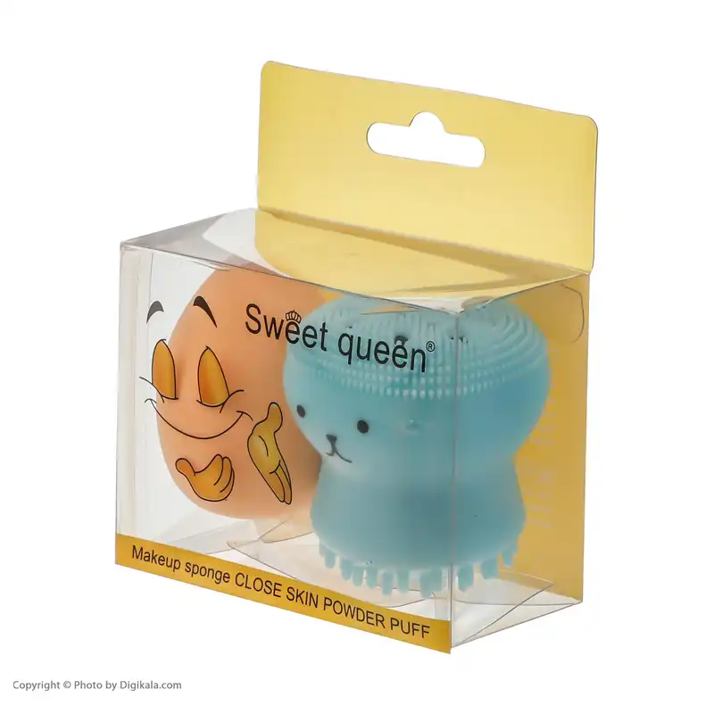 برس پاک ‌سازی سوییت کویین مدل 22 به همراه پد آرایشی