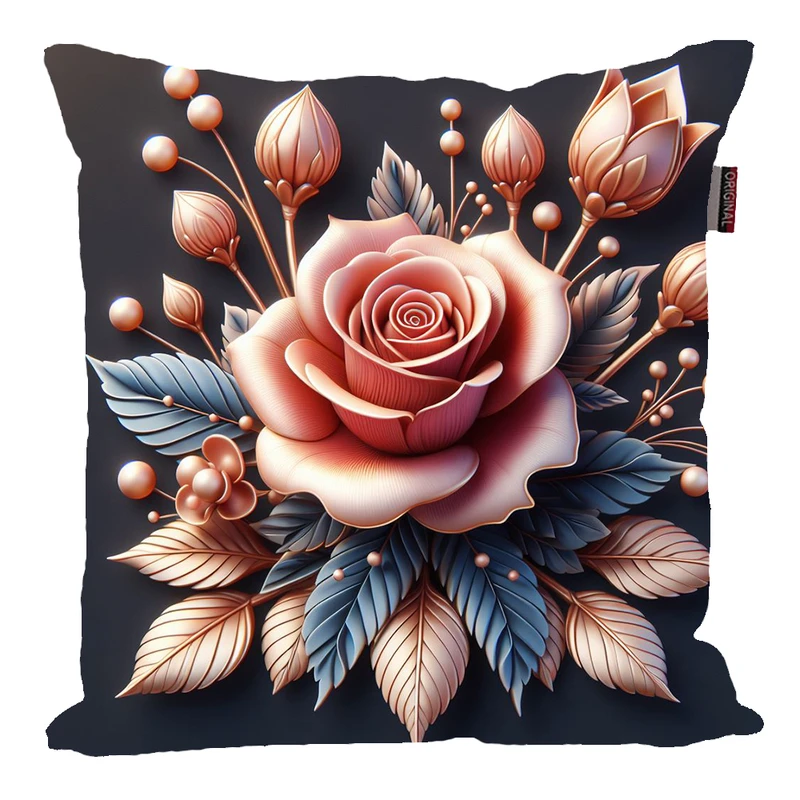 کوسن کودک پاد آفرین مدل گل رز کد 466