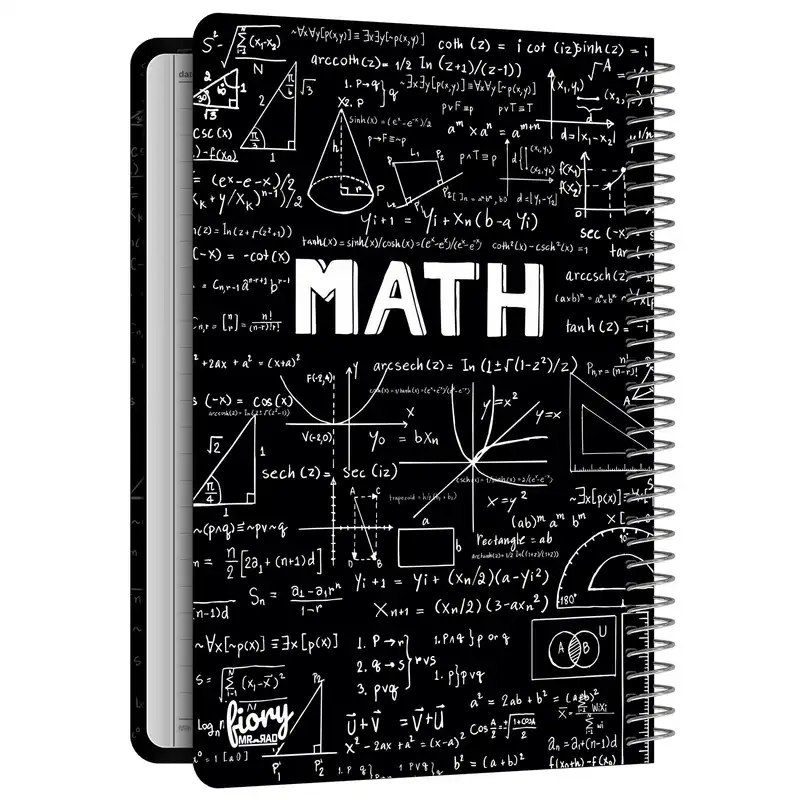 دفتر مشق 100 برگ مستر راد مدل ریاضی طرح دلتا کد fiory 2064