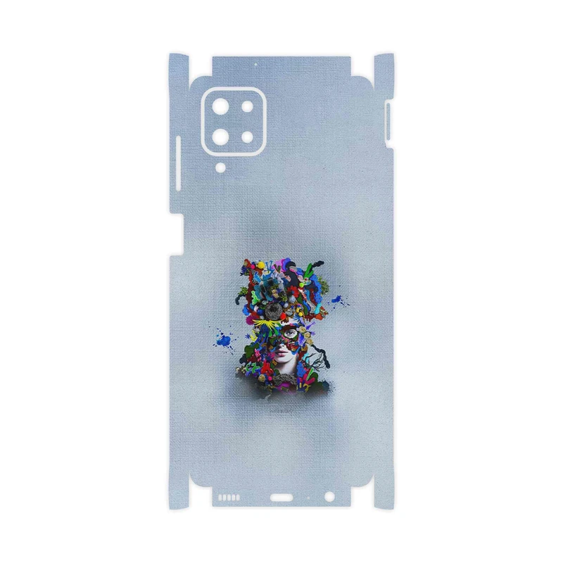 برچسب پوششی ماهوت مدل Collage of surreal Portrait of Women 4-FullSkin مناسب برای گوشی موبایل سامسونگ Galaxy A12