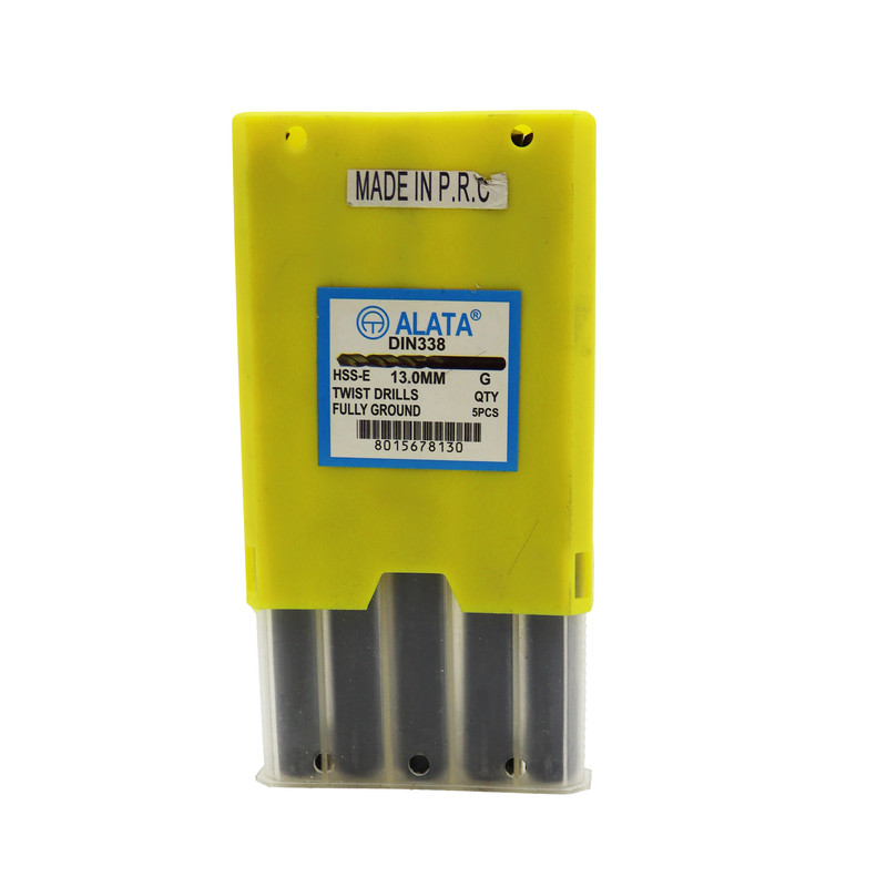 مته آهن آلاتا مدل YP-HSS-E-DIN338-013MM سایز 13 میلی متر مجموعه 5عددی