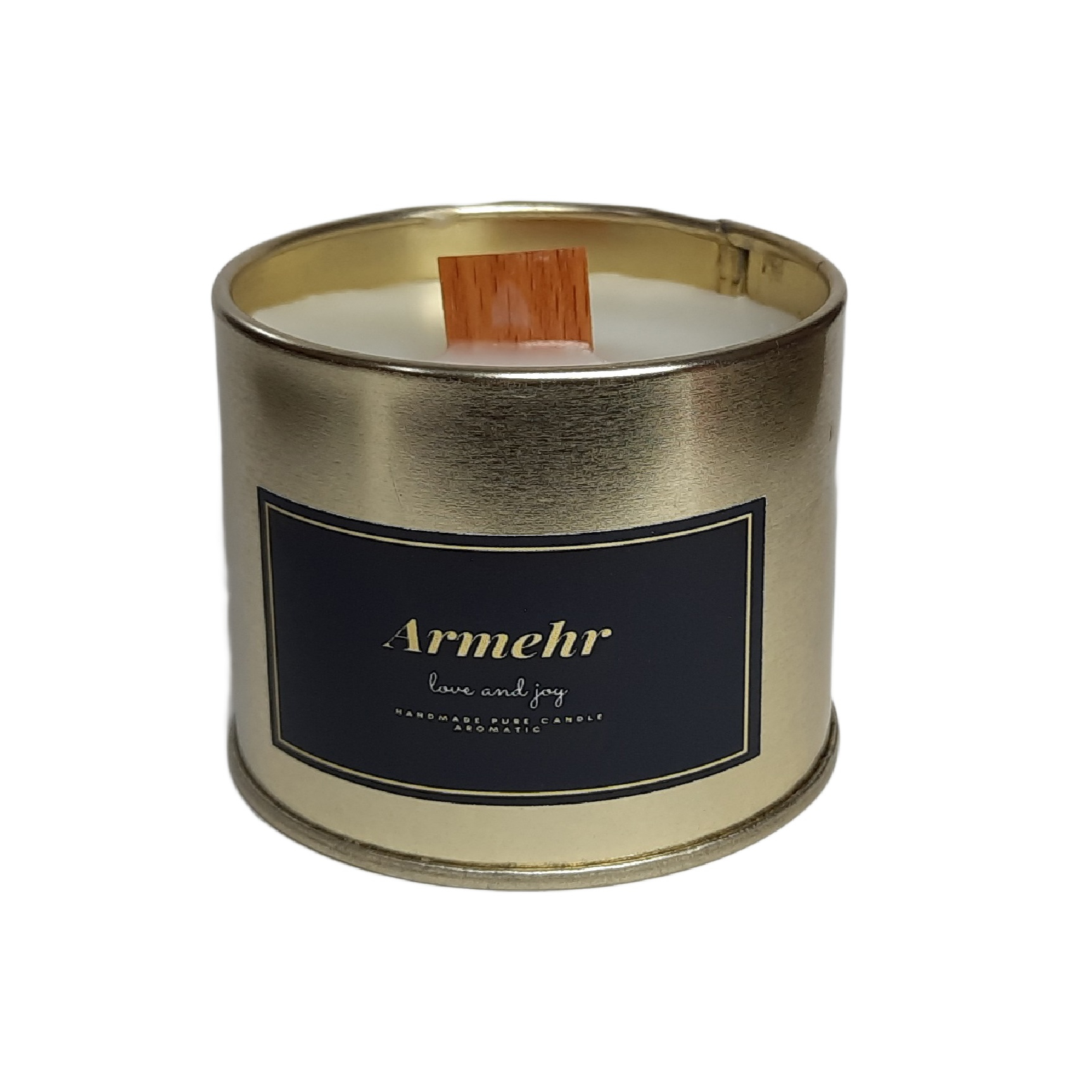 شمع آرمهر مدل قوطی درب دار