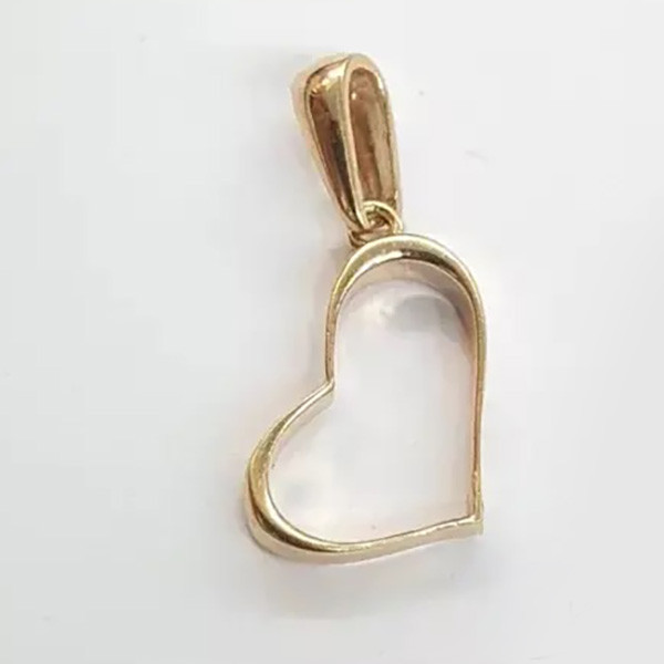 آویز گردنبند طلا 18 عیار زنانه دوست خوب مدل قلب کد dk781 آویز گردنبند طلا 18 عیار زنانه دوست خوب مدل قلب کد dk781