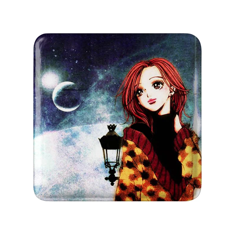 مگنت خندالو طرح انیمه نانا (nana) مدل مربعی کد 32396