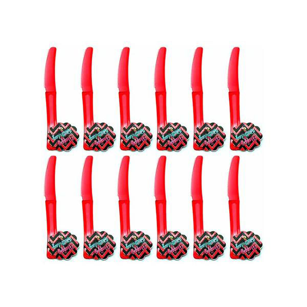کارد یکبار مصرف مدل تم زیگزاگی بسته 12 عددی