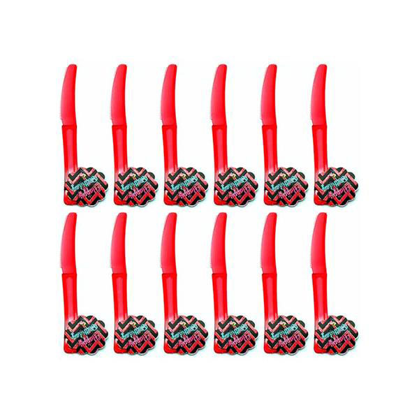 کارد یکبار مصرف مدل تم زیگزاگی بسته 12 عددی
