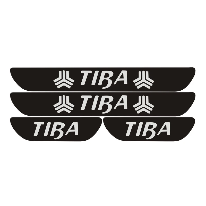 پارکابی خودرو لیزارد مدل کربن کد LZD-1503 مناسب برای تیبا بسته 4 عددی