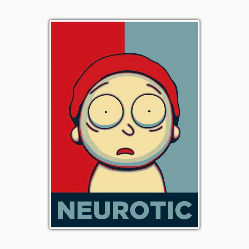 استیکر لپ تاپ و موبایل بووم طرح کارتونی مدل Morty Smith کد TA38