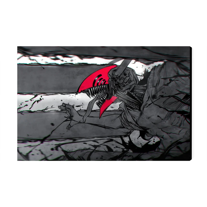 تابلو شاسی عرش مدل انیمه مرد اره ای  Chainsaw Man کد As3726