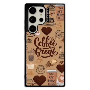 AKAM AMC-WSGS23U-COFFEE-18 Cover For Samsung Galaxy S23 Ultra