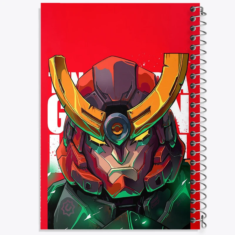 دفتر ژورنال نویسی 50 برگ خندالو مدل نقطه ای طرح انیمه گورن لاگان کد 32316