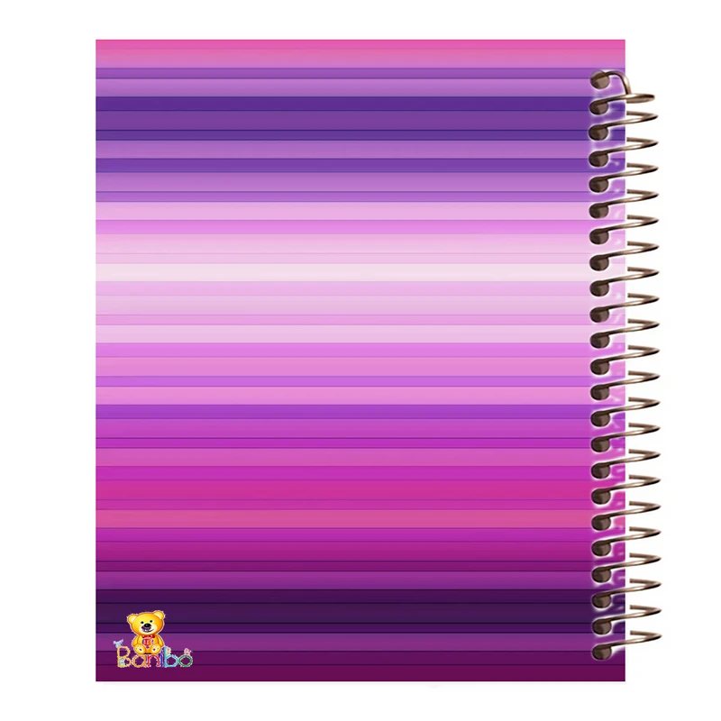 دفتر مشق 100 برگ بانیبو طرح رنگی کد 788