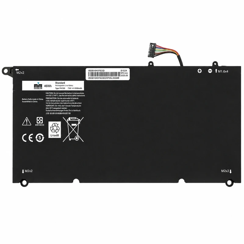 باتری لپ‌تاپ 6 سلولی دابل ام مدل PW23Y مناسب برای لپ‌تاپ XPS 13 9360		