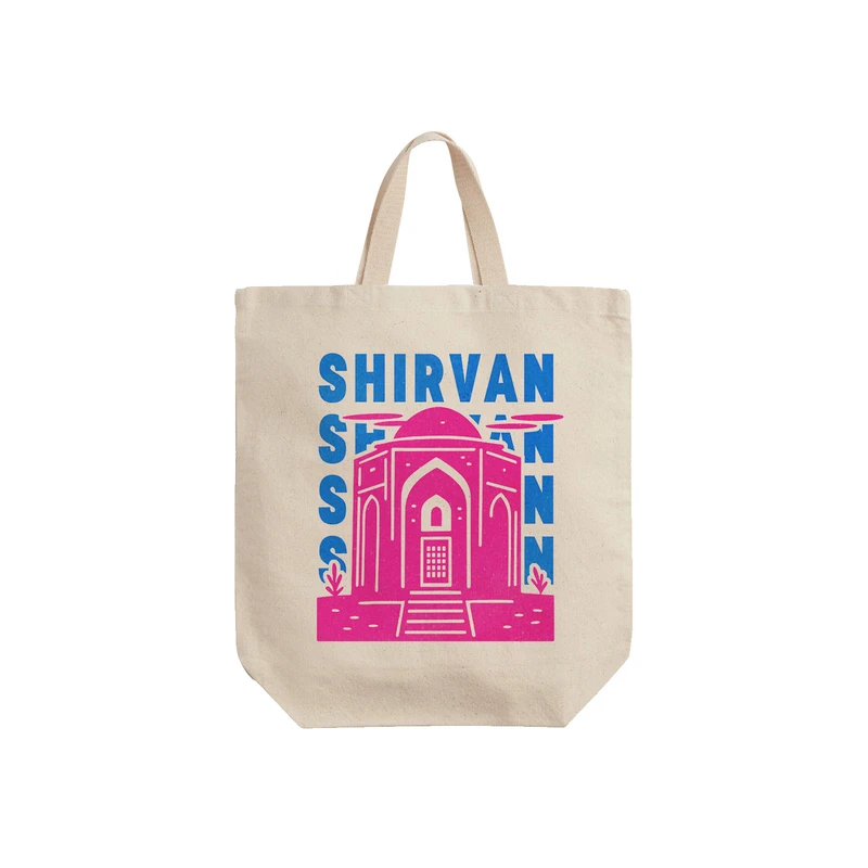 ساک خرید ترمه طراحان ایده مدل نماد چهارطاقی تیموری شیروان کد map0075 - S