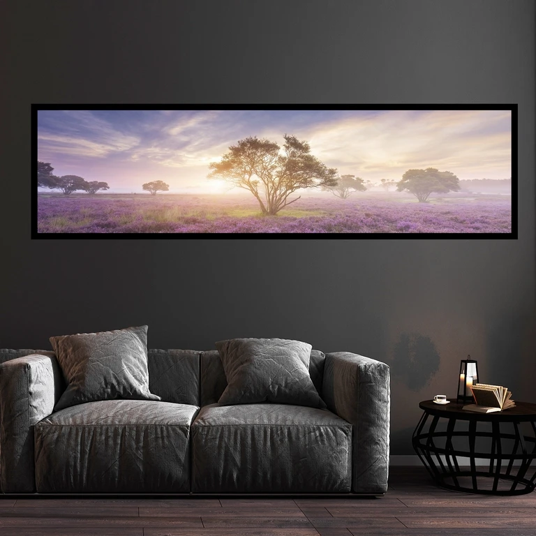 تابلو بکلیت طرح منظره و درخت مدل کشیده B-7740