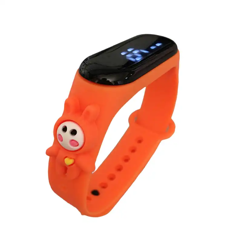 ساعت مچی دیجیتال مدل لمسی ضد آب سیلیکونی طرح خرگوش کد R ORN 44