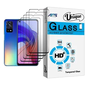 AFS Unique Glass MIX004 Screen Protector For Oppo A55 Pack Of 4