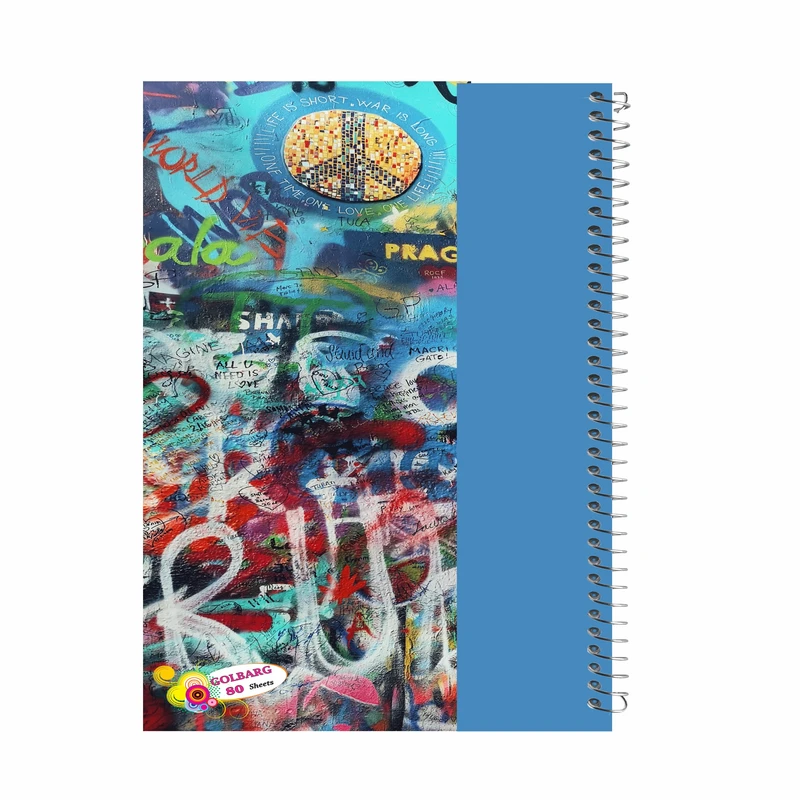 دفتر مشق 80 برگ گلبرگ طرح دانشجویی کد 3029