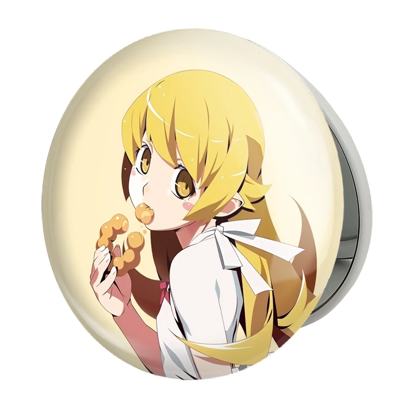 آینه جیبی خندالو طرح شینوبو اوشینو انیمه مونوگاتاری مدل تاشو کد 16215 