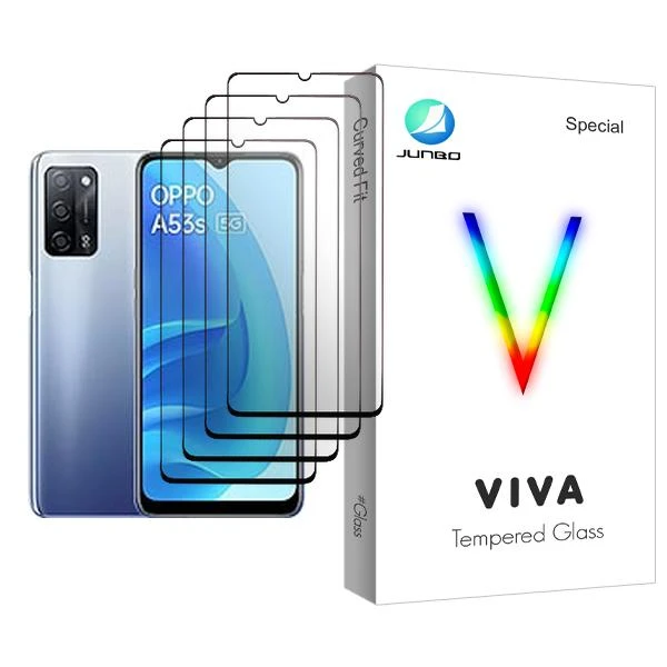 محافظ صفحه نمایش جانبو مدل Viva Glass MIX004 مناسب برای گوشی موبایل اوپو A53s 5G بسته چهار عددی