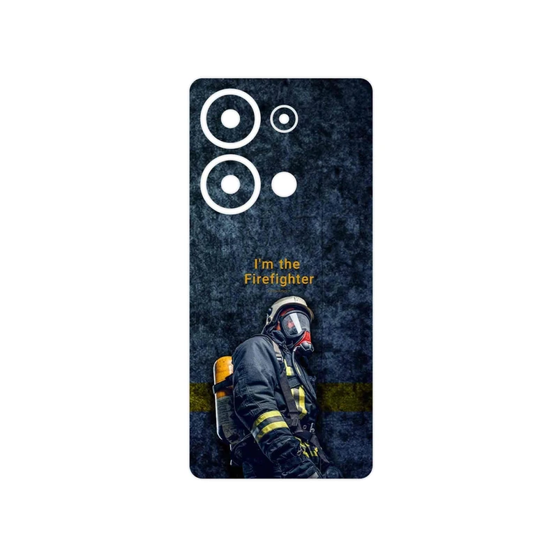 برچسب پوششی ماهوت مدل Firefighter مناسب برای گوشی موبایل شیائومی Redmi Note 13 Pro 4G