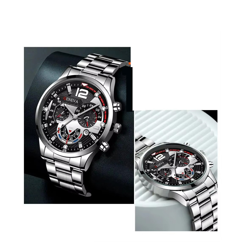 ساعت مچی عقربه‌ای مردانه کوارتز مدل لوکس کد GEN-NO-1