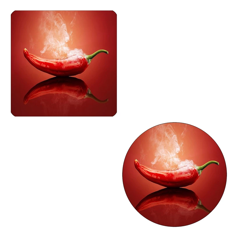 مگنت طرح فلفل آتشین کد M1 به همراه زیر لیوانی