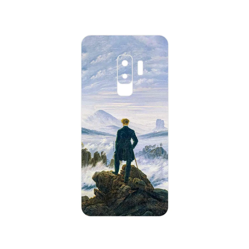 برچسب پوششی ماهوت مدل Wanderer above the Sea of Fog مناسب برای گوشی موبایل سامسونگ Galaxy S9 Plus