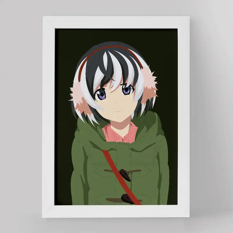 تابلو خندالو مدل نادئکو سنگوکو انیمه مونوگاتاری کد 16180