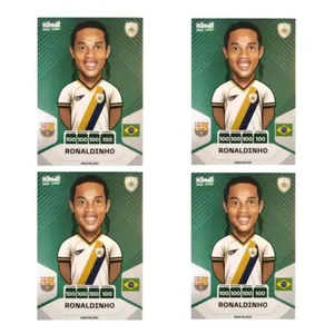 اسباب بازی زینتی کیمدی مدل رونالدینیو توپ طلا 2025 مجموعه 4 عددی