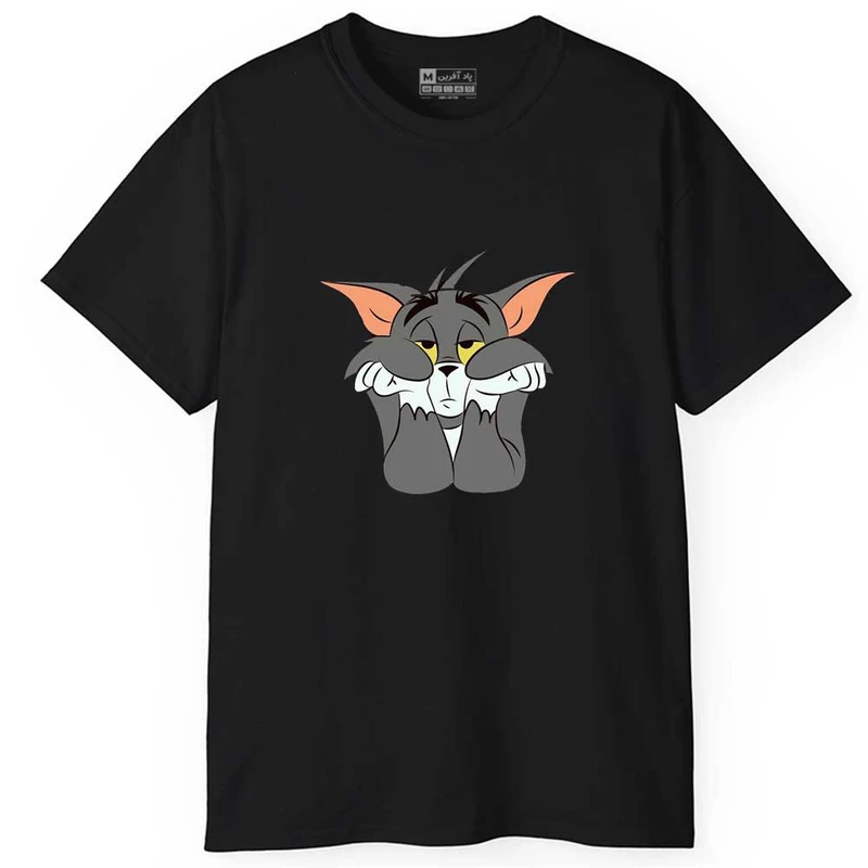 تی شرت آستین کوتاه مردانه پاد آفرین مدل تام و جری کد 1161