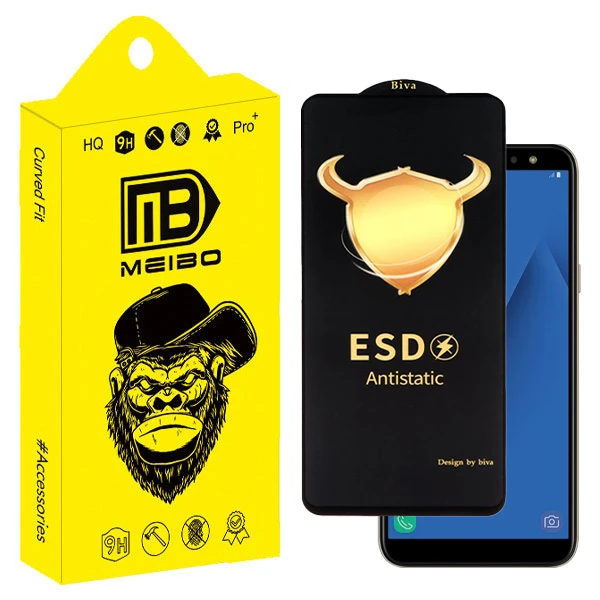محافظ صفحه نمایش میبو مدل Biva Antistatic Glavers مناسب برای گوشی موبایل سامسونگ galaxy J6 / a6 2018