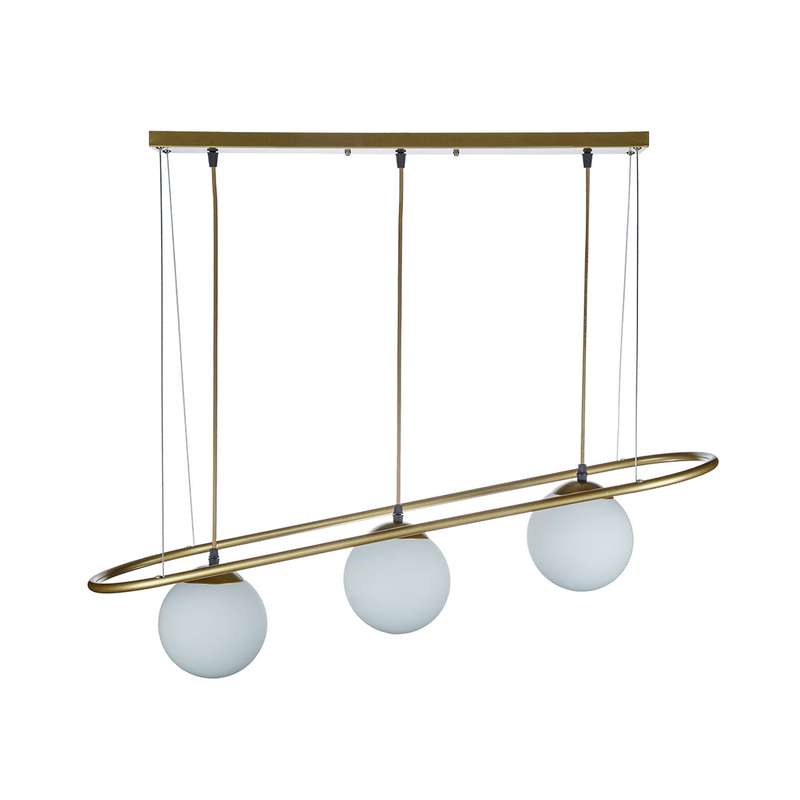 لوستر سه شعله آرام مدل A8810/3B/WT-2