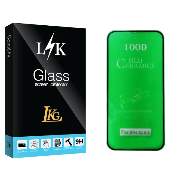 محافظ صفحه نمایش ال کا جی مدل LK Glass مناسب برای گوشی موبایل اپل iPhone 12 Pro