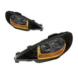 چراغ جلو خودرو مدل گلس UY مناسب برای پژو 206 بسته 2 عددی