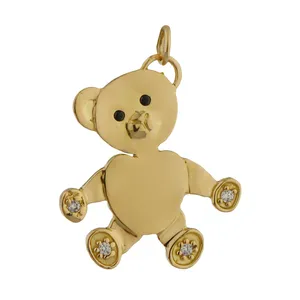 آویز گردنبند طلا 18 عیار زنانه میو گلد مدل N1078