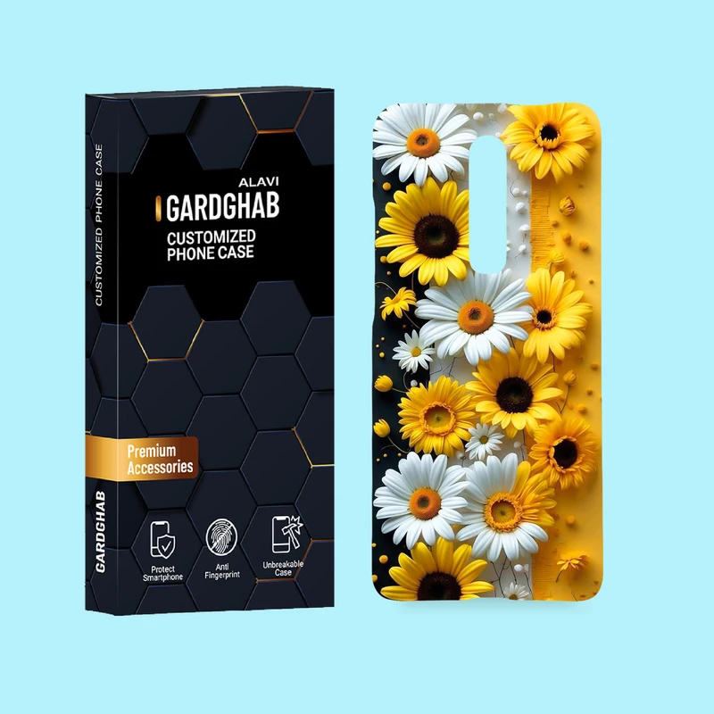 کاور گارد قاب علوی مدل گل مناسب برای گوشی موبایل شیائومی Mi 9T / Mi 9T Pro