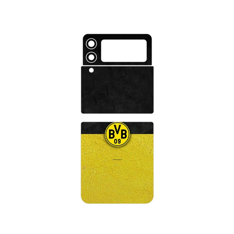 برچسب پوششی ماهوت مدل Borussia Dortmund FC مناسب برای گوشی موبایل سامسونگ Galaxy Z Flip3 5G