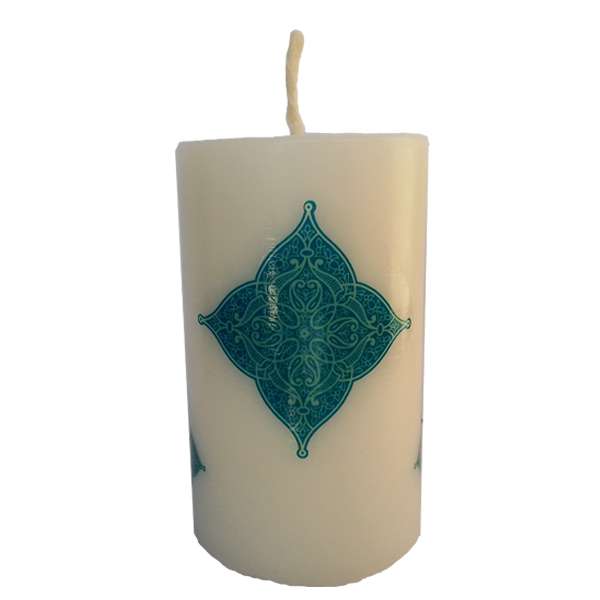 شمع مدل استوانه طرح سنتی