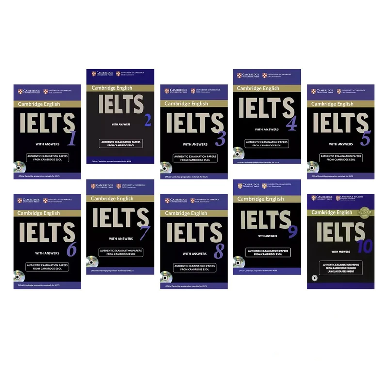 کتاب Ielts Cambridge Academic  اثر جمعی از نویسندگان انتشارات کمبریدج 10 جلدی