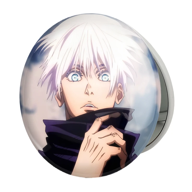 آینه جیبی خندالو طرح گوجو ساتورو انیمه جوجوتسو کایزن مدل تاشو کد 11106 