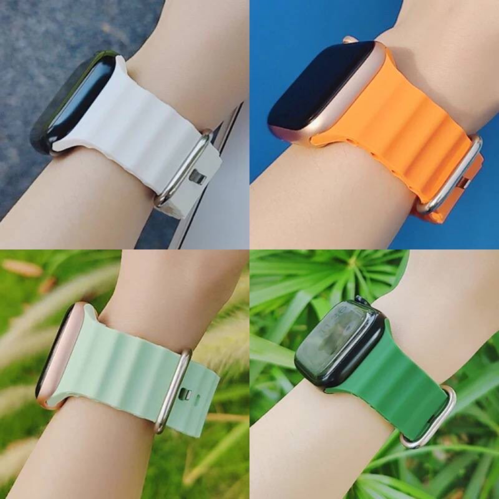 بند مدل New Ocean مناسب برای اپل واچ 42/44/45/49 میلی متری