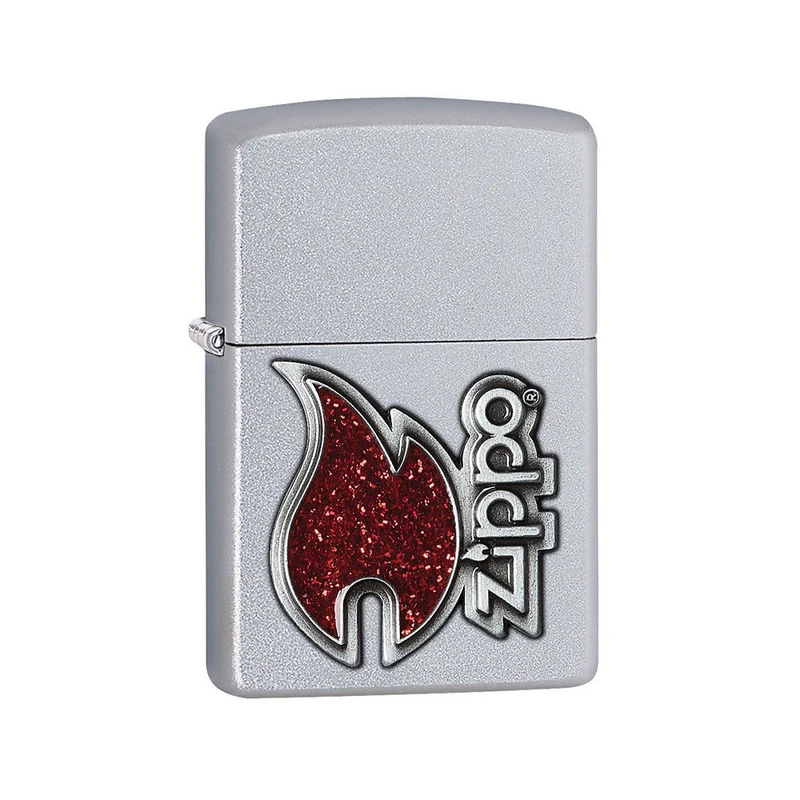 فندک زیپو مدل Red Enamel Zippo Flame