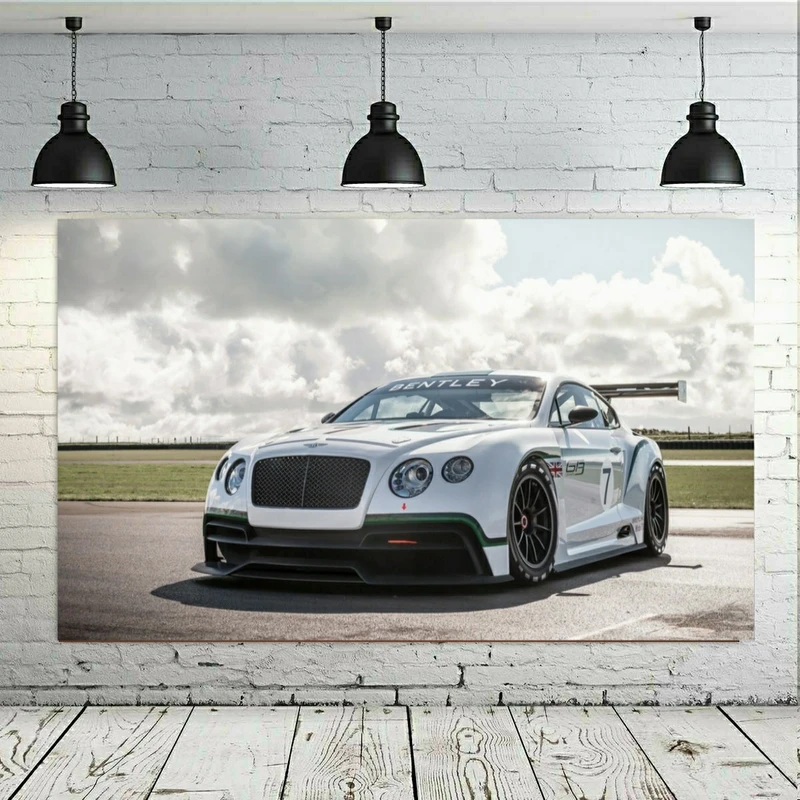 پوستر پارچه ای طرح ماشین بنتلی - Bentley مدل SDP1454