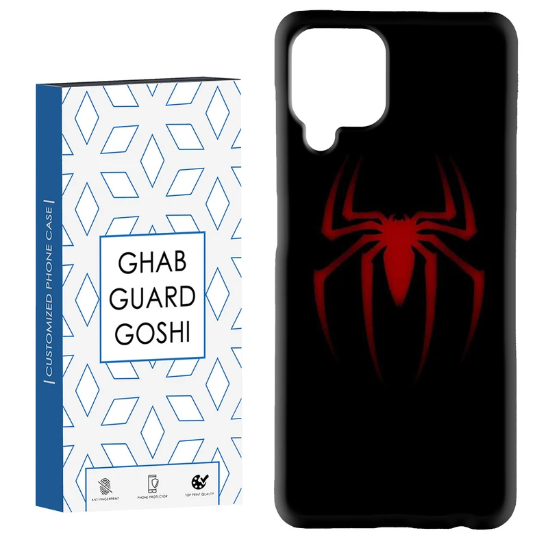 کاور قاب گارد گوشی طرح اسپایدر کد Dimo-811 مناسب برای گوشی موبایل سامسونگ Galaxy A12 / Galaxy M12
