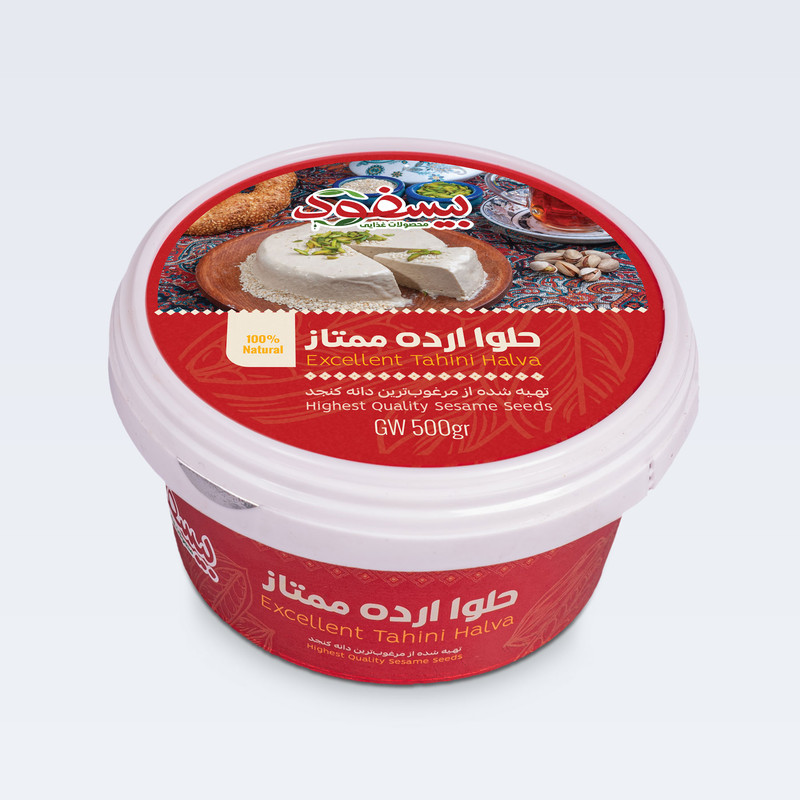 حلوا ارده ممتاز بیسفود- 500 گرم 