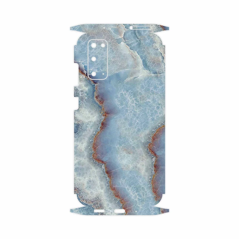 برچسب پوششی ماهوت مدل Blue Ocean Marble-FullSkin مناسب برای گوشی موبایل سامسونگ Galaxy S20