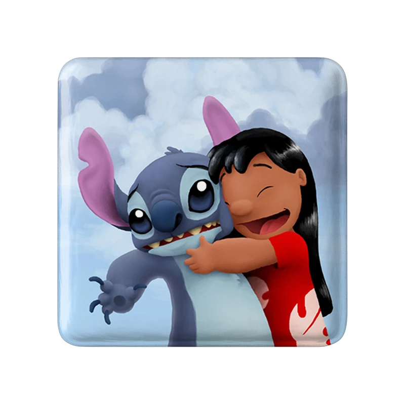 مگنت خندالو طرح لیلو و استیچ مدل مربعی کد 37181