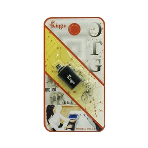 مبدل OTG microUSB به USB کینگ پلاس مدل Hk-14