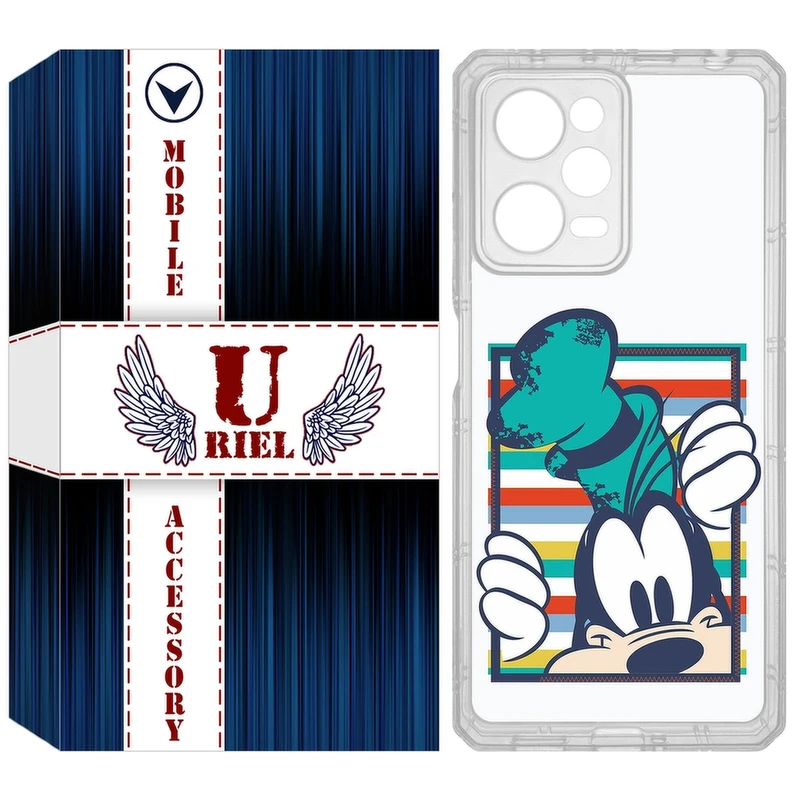 کاور یوریل مدل Clear کد 2 طرح سگ مناسب برای گوشی موبایل شیائومی Poco X5 Pro / Redmi Note 12 Pro / Note 12 Pro Plus